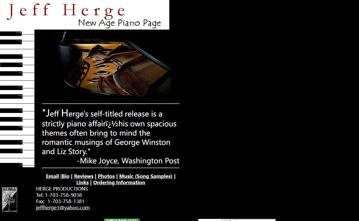 Jeff Herge - New Age Piano Music Page