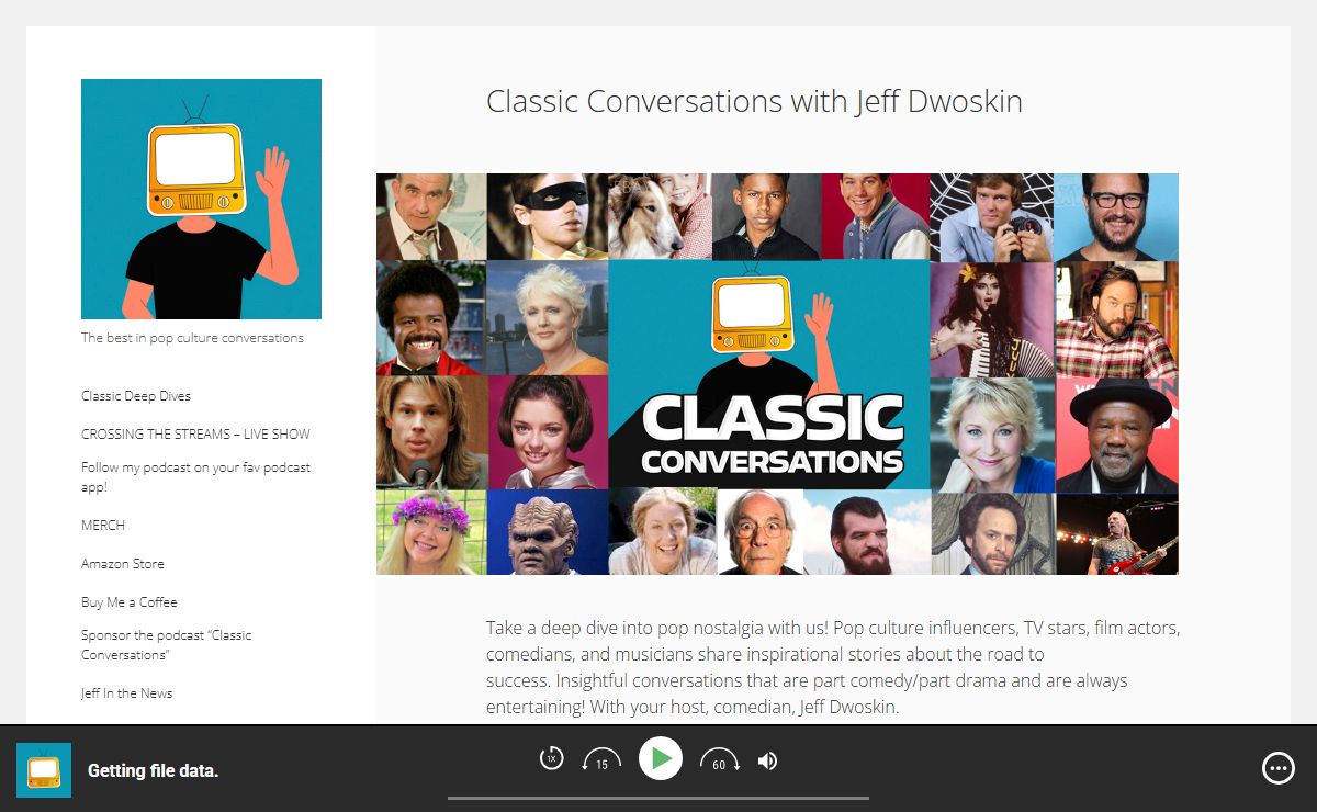 Classic Conversations with Jeff Dwoskin – The best in pop culture conversations