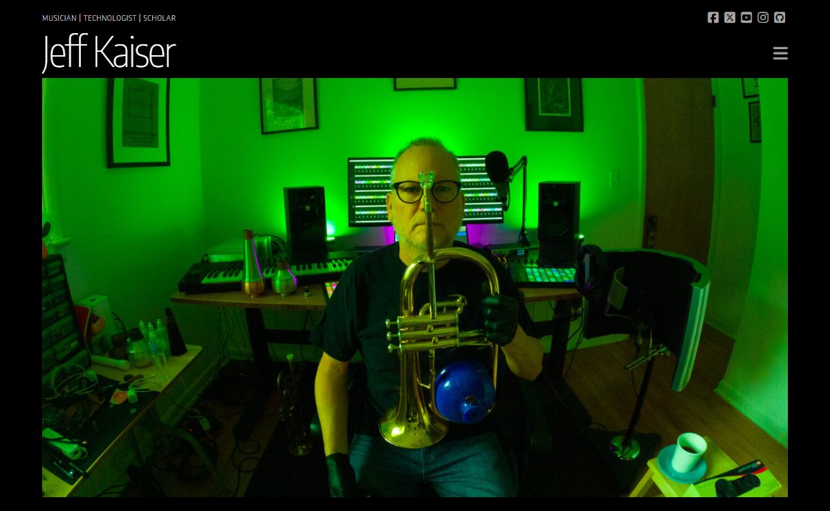 Jeff Kaiser: Musician, Technologist, Scholar, and Trumpet Player