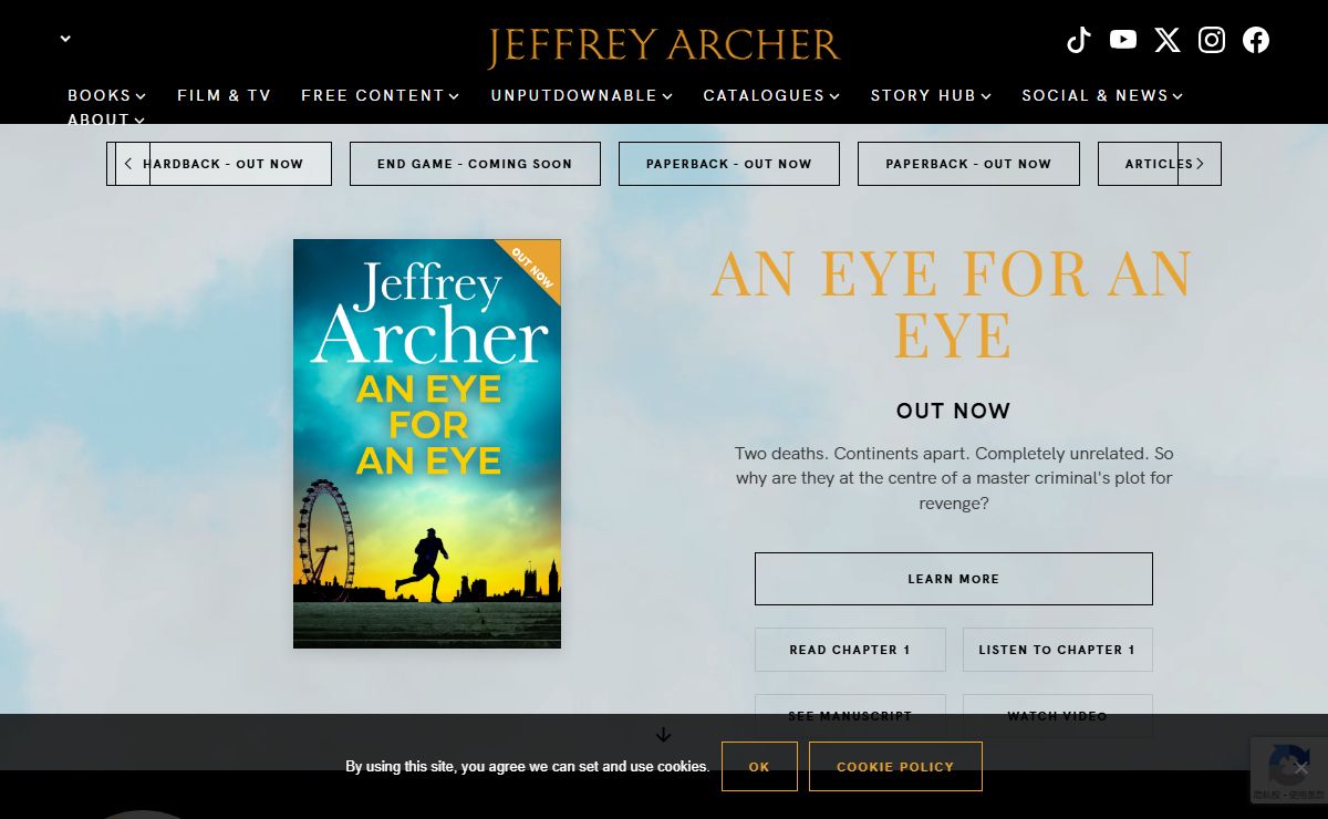 Jeffrey Archer | World's Bestselling Author | Official Website