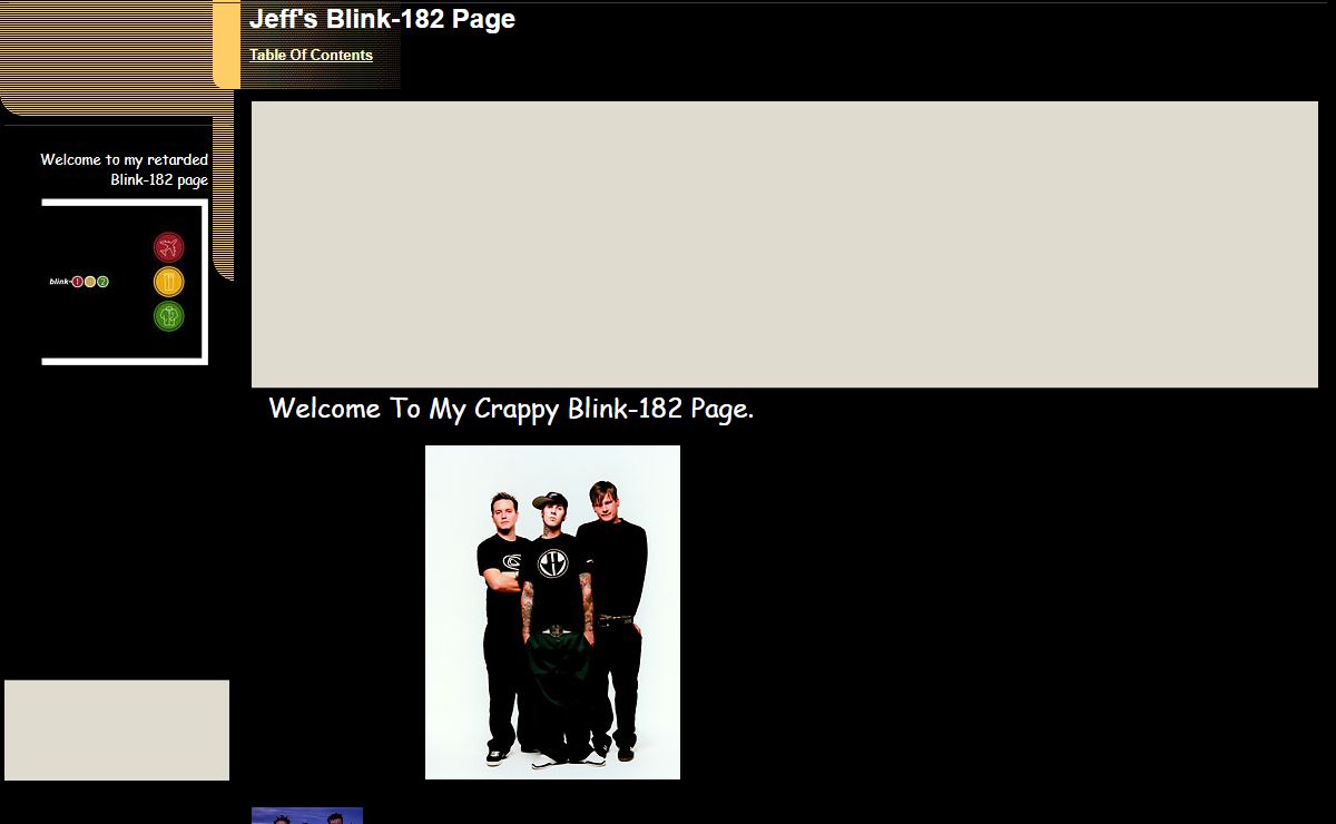 Jeffs Blink182 Page