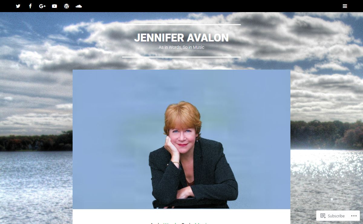 Jennifer Avalon – As in Words, So in Music
