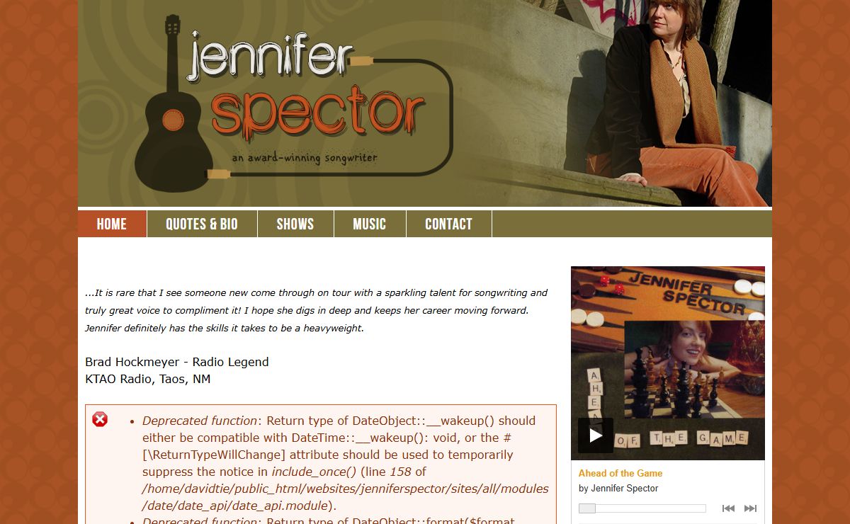 Home | Jennifer Spector | Songwriter