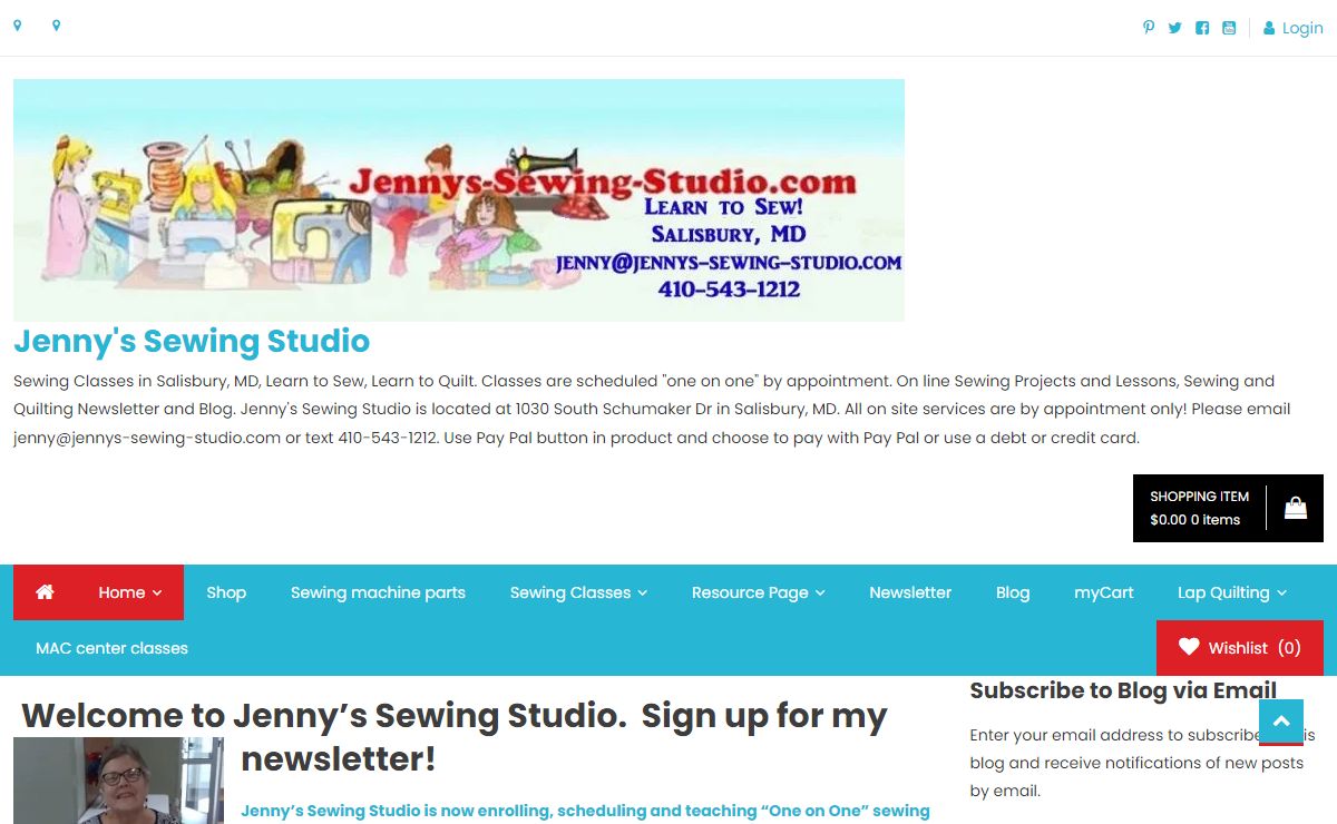 Home - Jenny's Sewing Studio