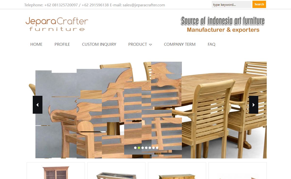 Supplier Solid Teak Wood Indonesian Furniture Exporters and Wholesale