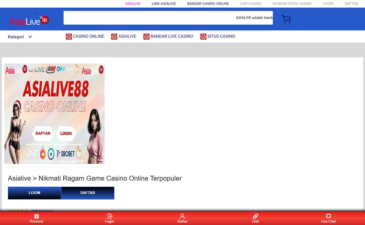 Asialive > Nikmati Ragam Game Casino Online Terpopuler
