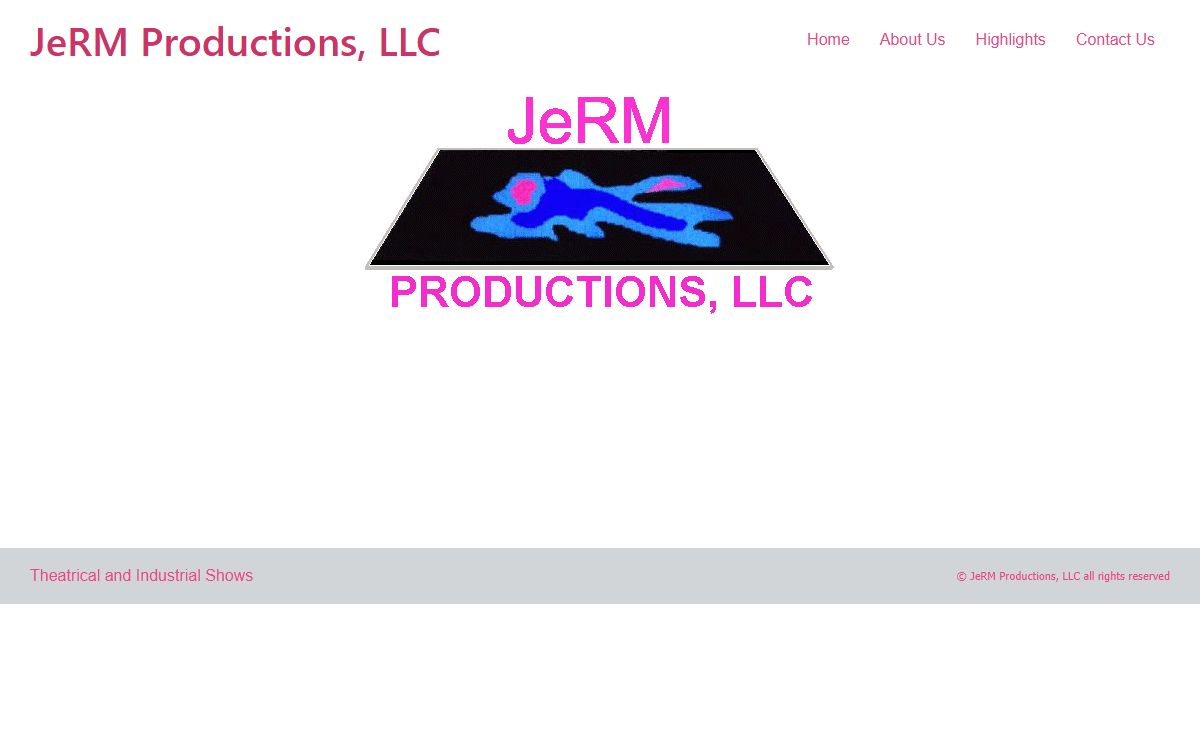 Home - JeRM Productions, LLC