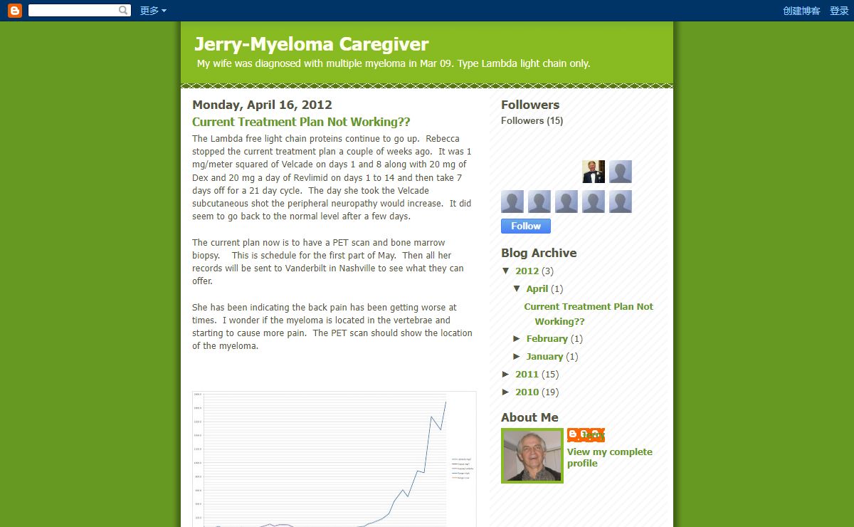 Jerry-Myeloma Caregiver