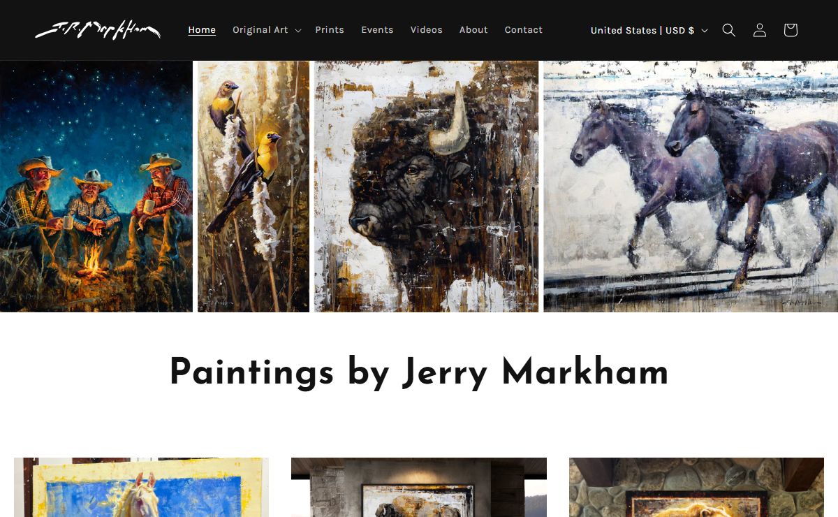 Jerry Markham Art - Original Paintings & Canvas Prints Wall Art