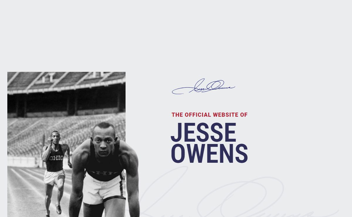 Jesse Owens | Official Website | Track & Field Olympic Athlete