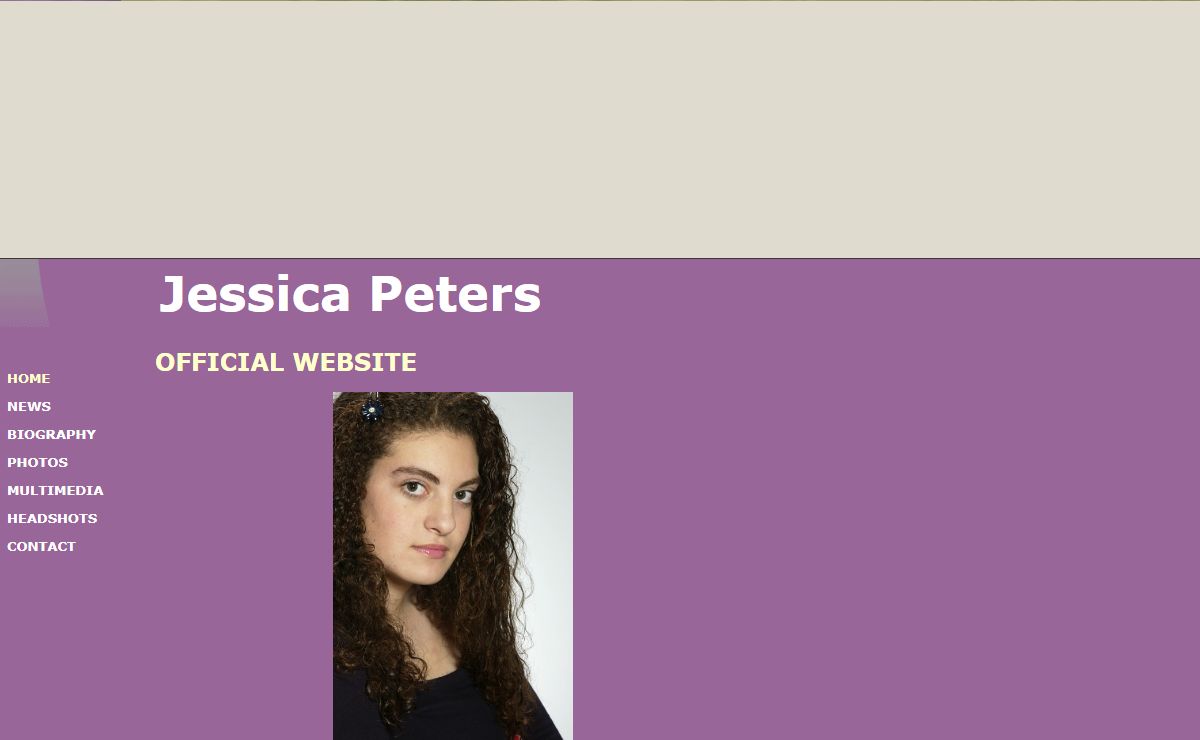 Jessica Peters - Official Site