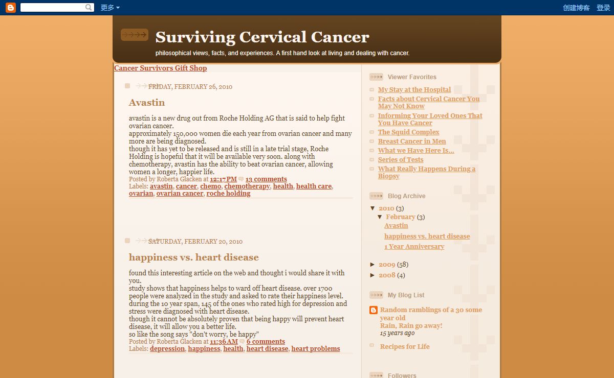 Surviving Cervical Cancer