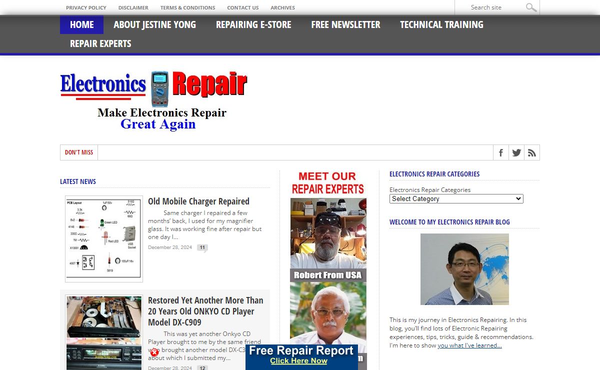 Electronic repair to make you a good repairer