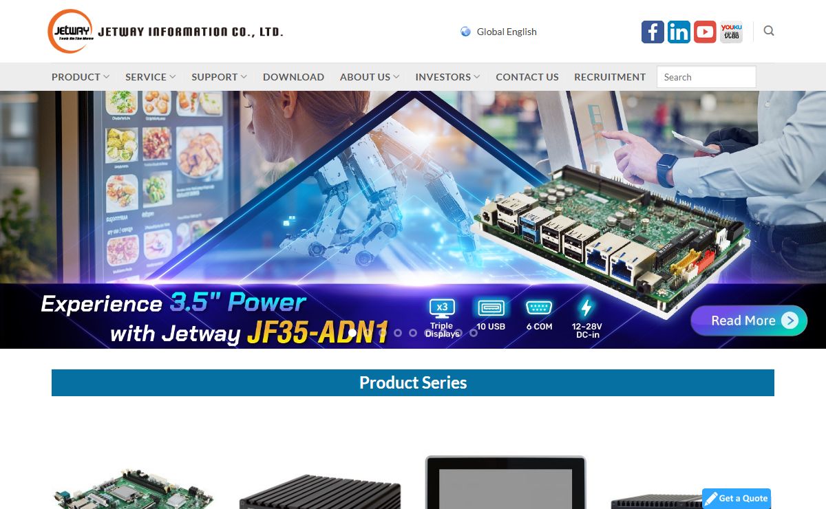 Jetway Home | Jetway Information Co., Ltd.
