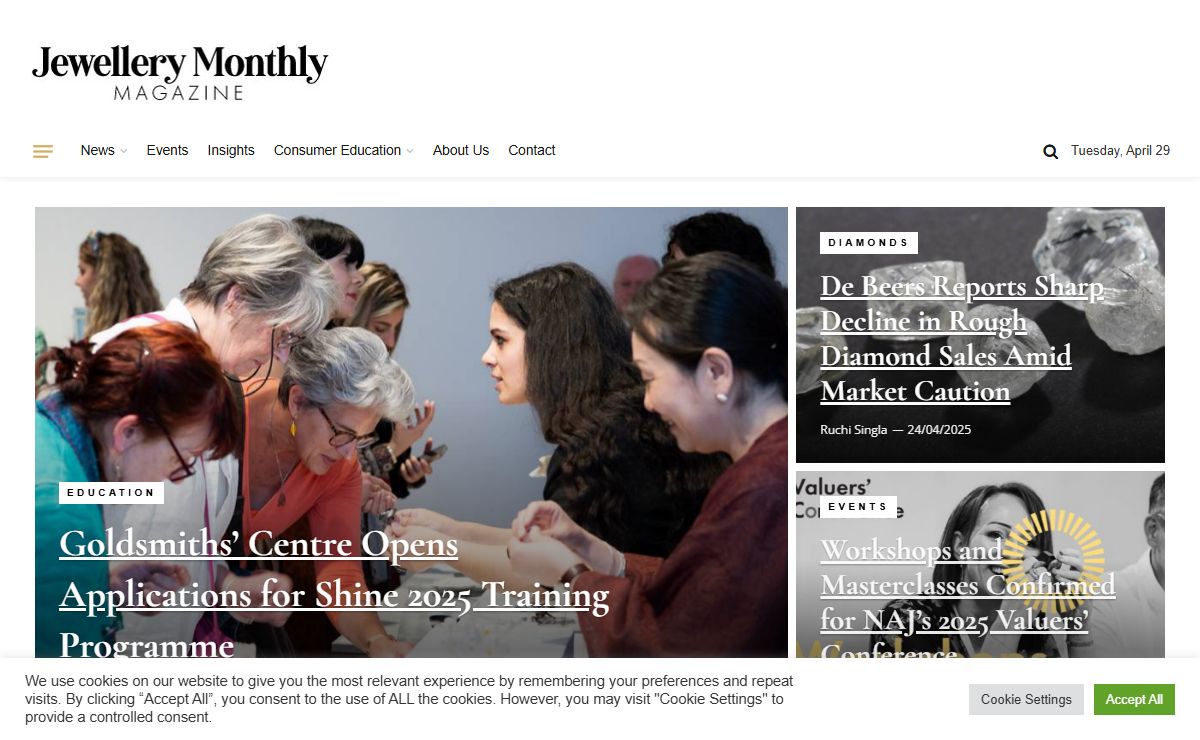 Jewellery Monthly – UK Jewellery Information