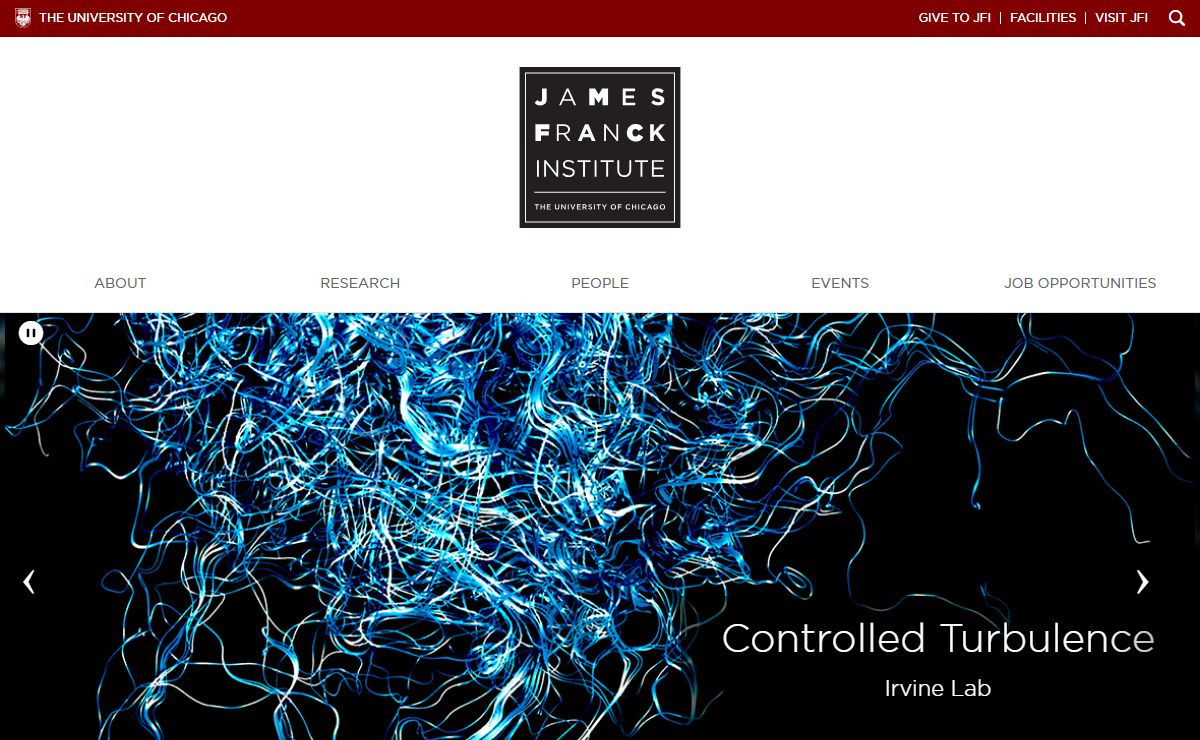 The James Franck Institute | The University of Chicago