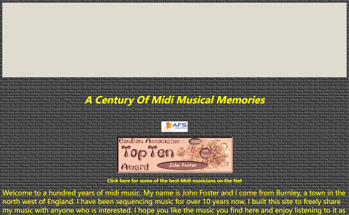 A Century Of Midi Musical Memories