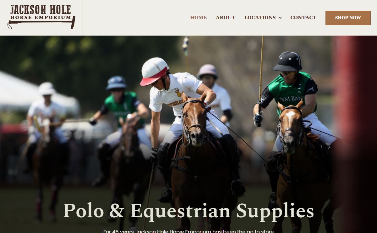 Home • Polo Supplies · Jackson Hole Horse Emporium