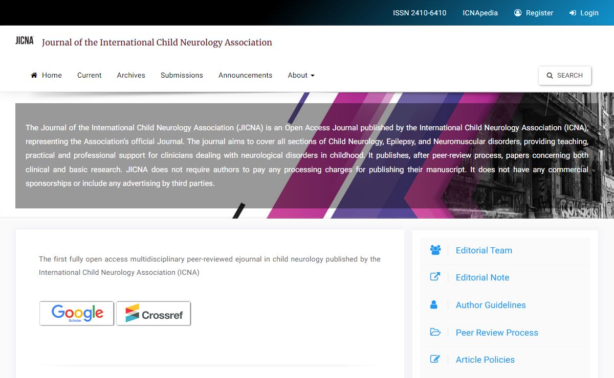 Journal of the International Child Neurology Association