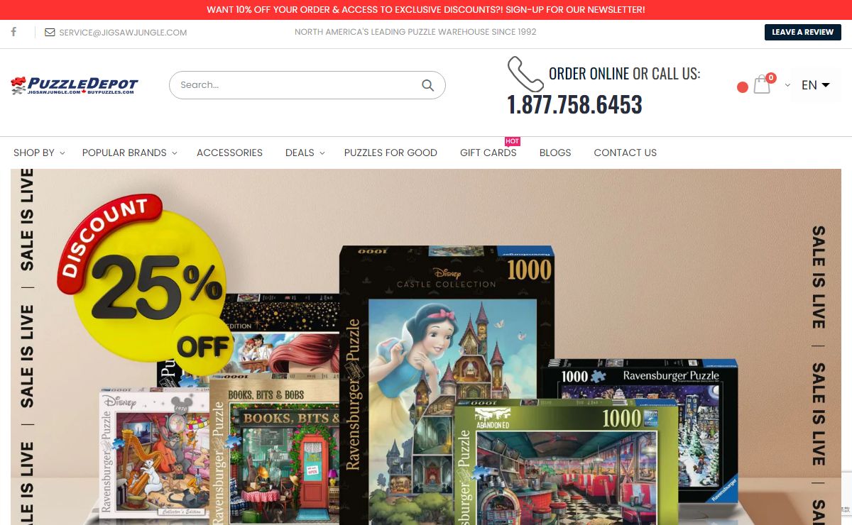 Jigsaw Puzzle Store | Puzzles Canada - Jigsaw Jungle | Puzzle Depot