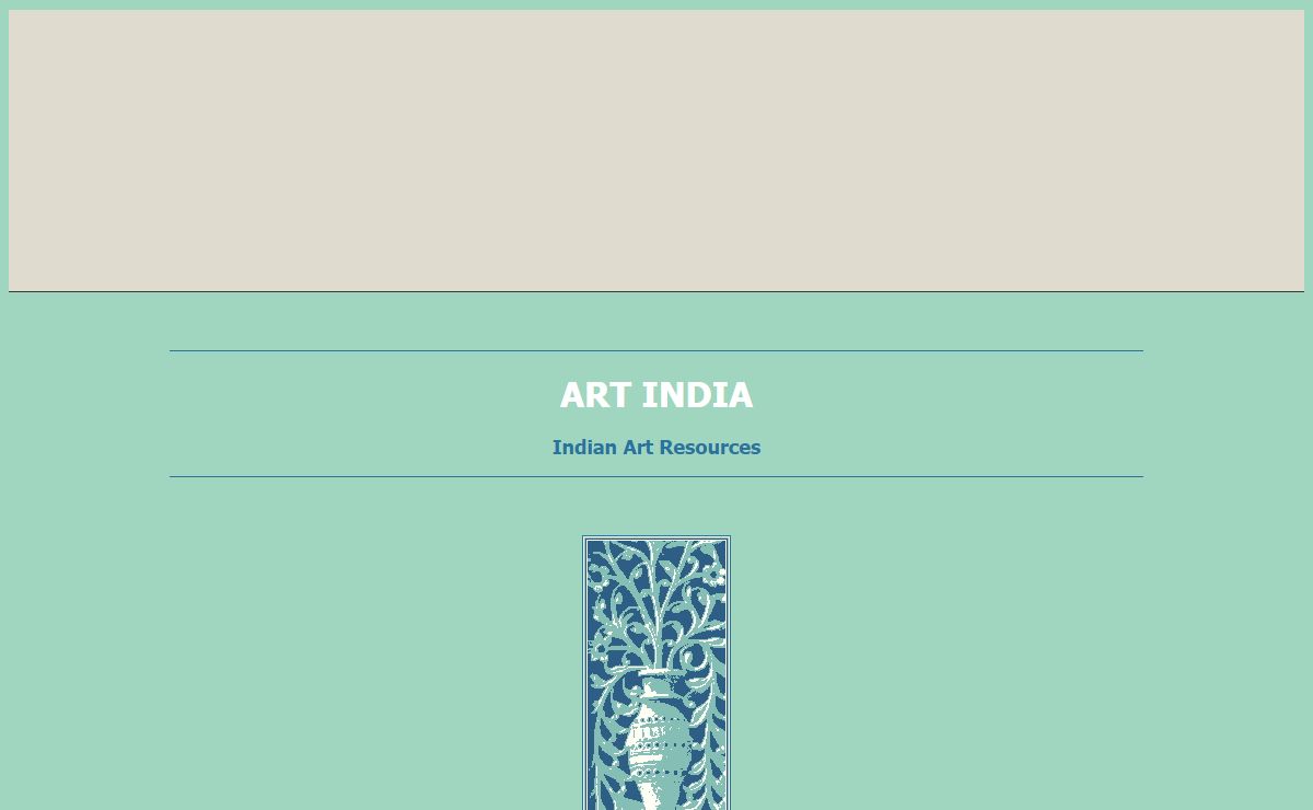 INDIAN ART RESOURCES: History, Photographs, Images, Museums, Folk Art, Cultural Legacy