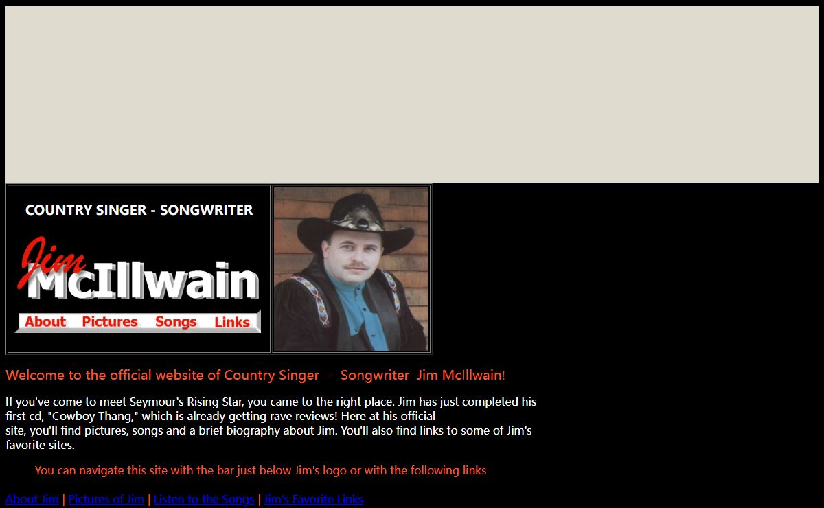 Jim McIllwain Online!