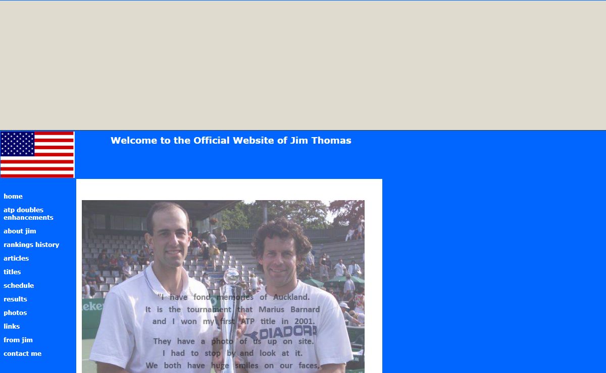 Jim Thomas - The Official Site