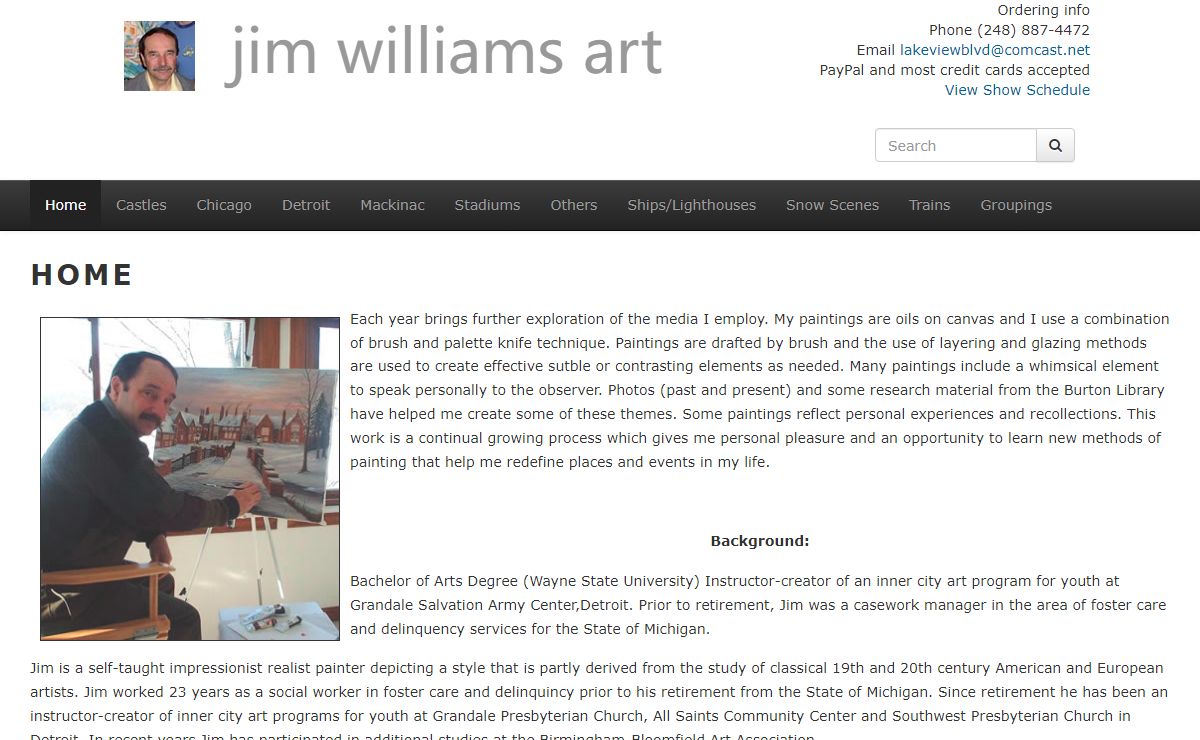 Home - Jim Williams Artist