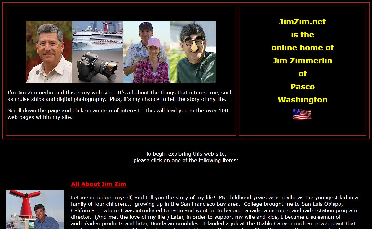Jim Zim's web site - JimZim.net