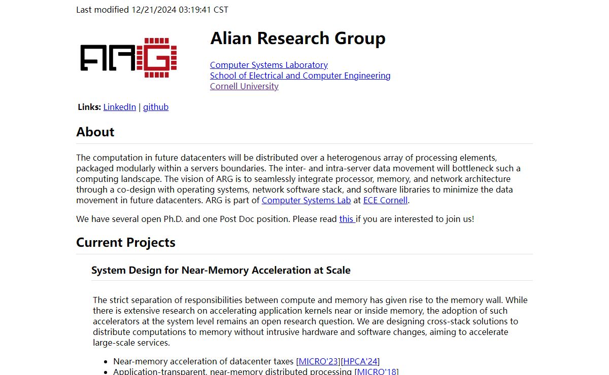 ARG | ECE at Cornell