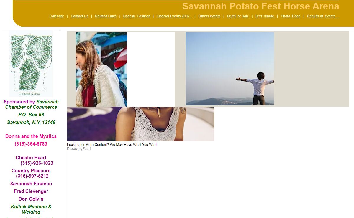 Savannah Potato Fest Horse Arena