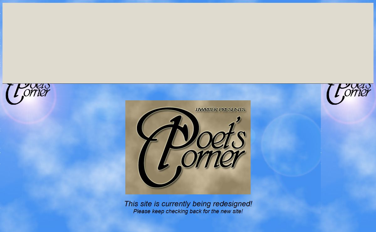 JJWriter Presents Poet's Corner
