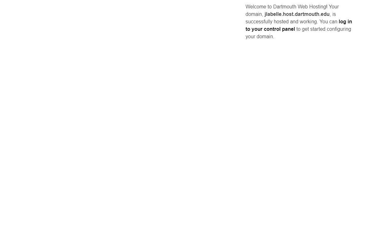 Dartmouth Web Hosting