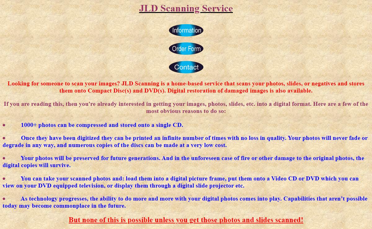 JLD Photo and Slide Scanning Service