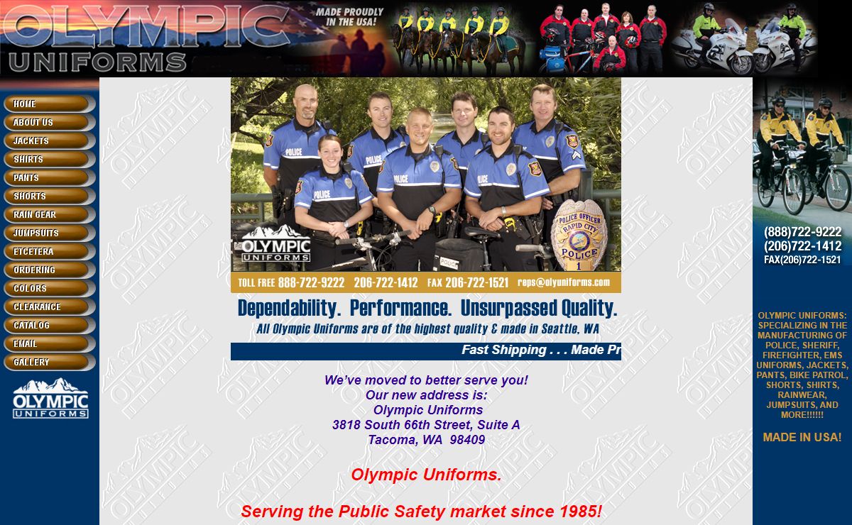 Bike Patrol Uniforms - Bike Patrol Jackets - Bike Patrol Shirts - Bike Patrol Pants - Bike Patrol Shorts - Bike Patrol Gloves : Olympic Uniforms