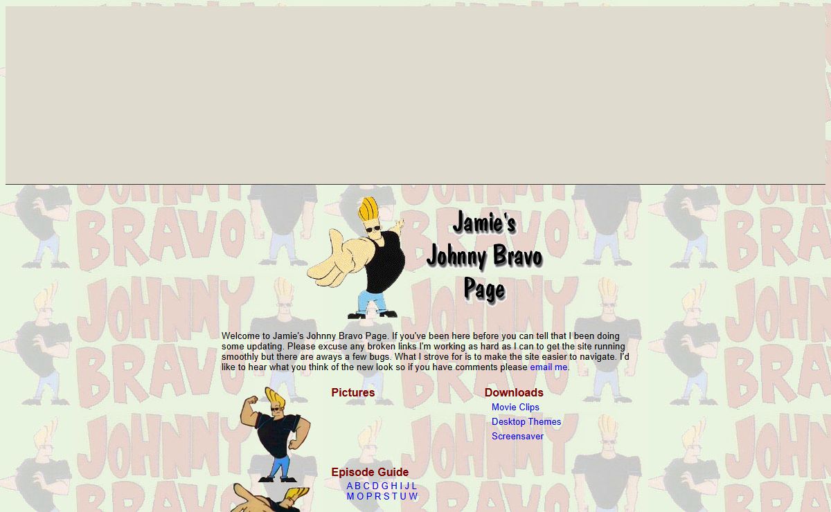 Jamie's Johnny Bravo Page