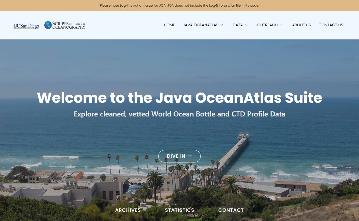 Welcome to the Java OceanAtlas Suite