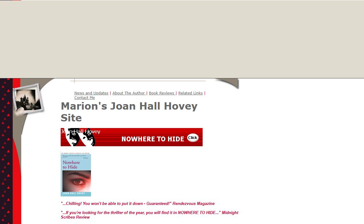 Marion's Joan Hall Hovey Site