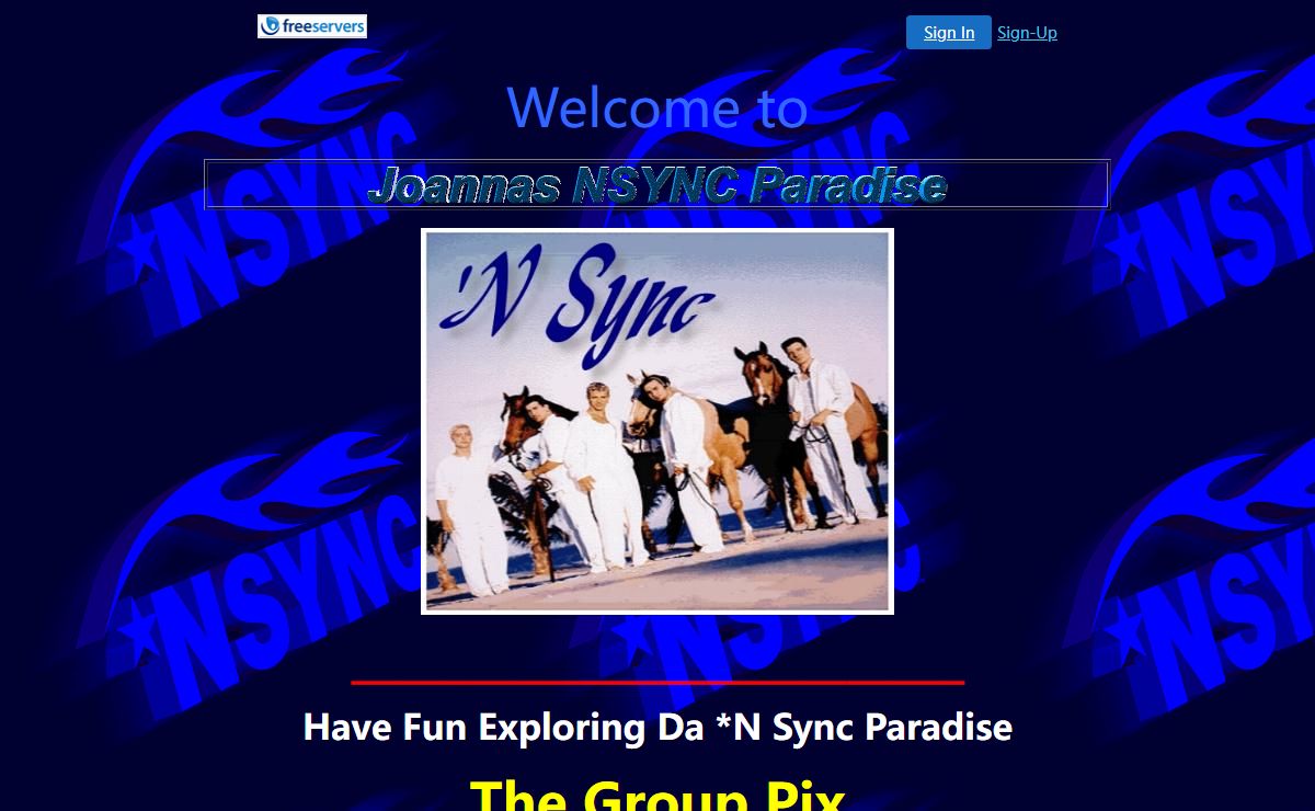 Joanna's *NSYNC Paradise