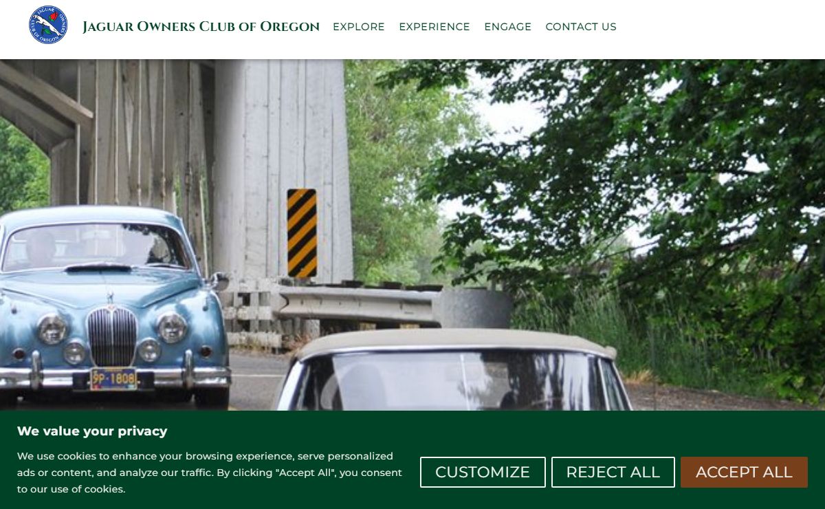 Jaguar Owners Club of Oregon – You join because of the cars, you stay because of the people.