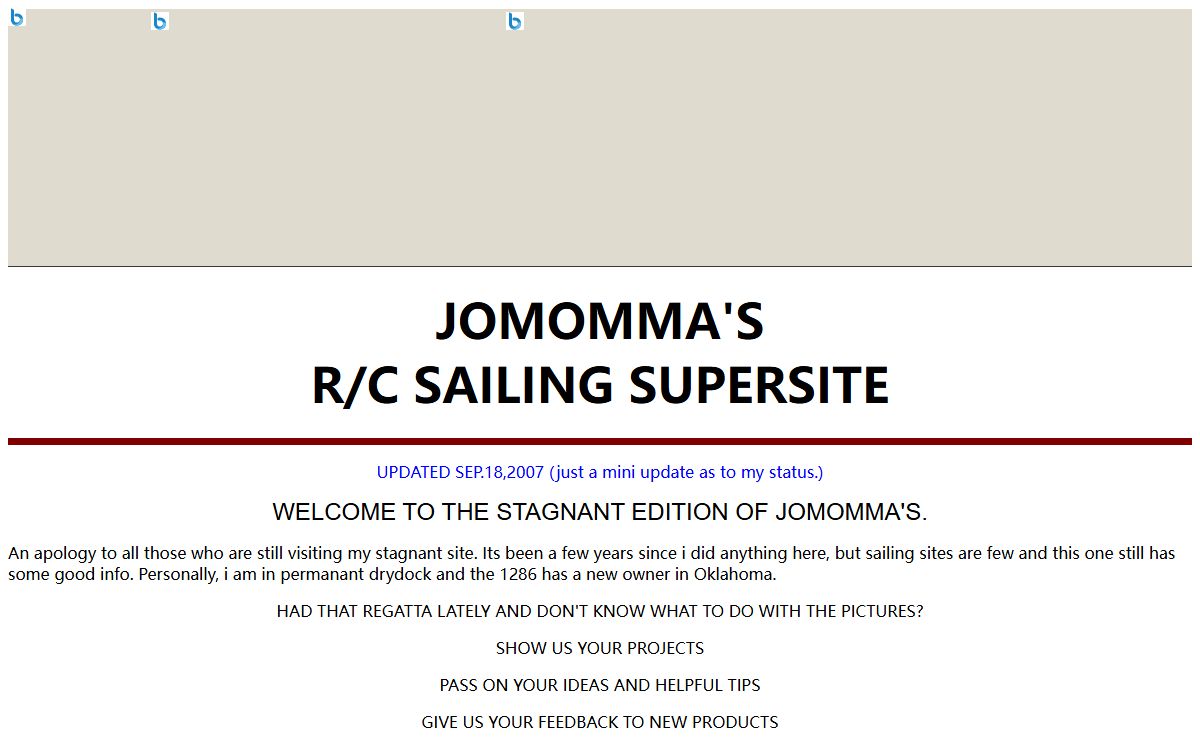 JOMOMMA'S R/C SAILING