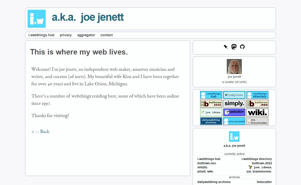 a.k.a.  joe jenett