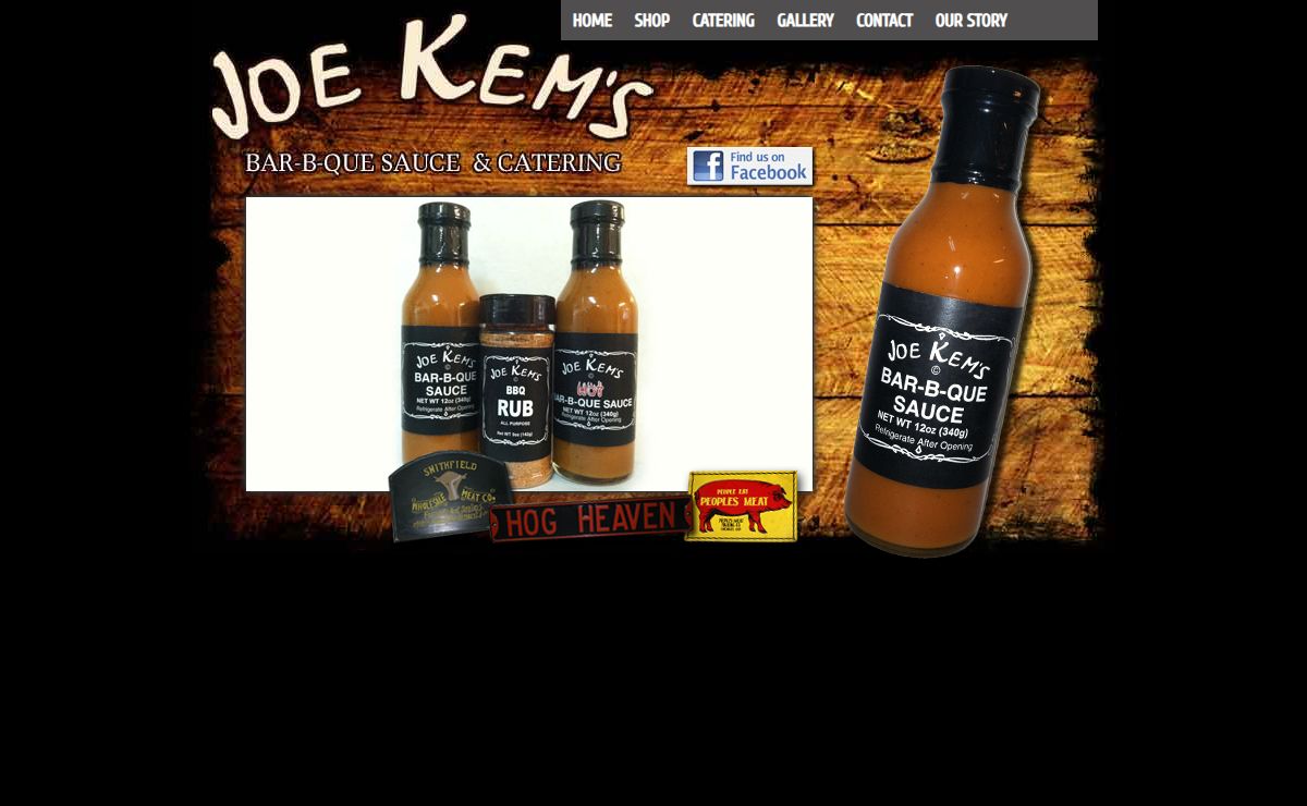 Joe Kem's :: Bar-B-Que Sauce & Catering