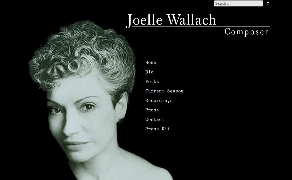 Joelle Wallach, Composer