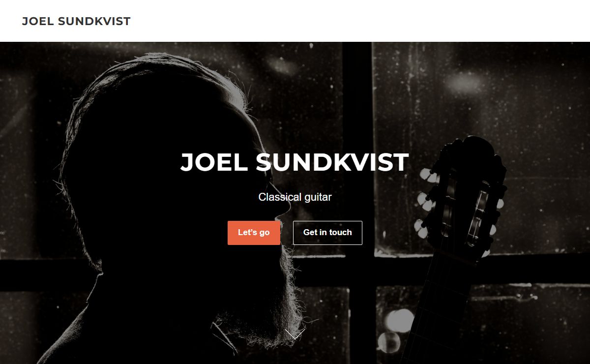 Joel Sundkvist – Classical guitar