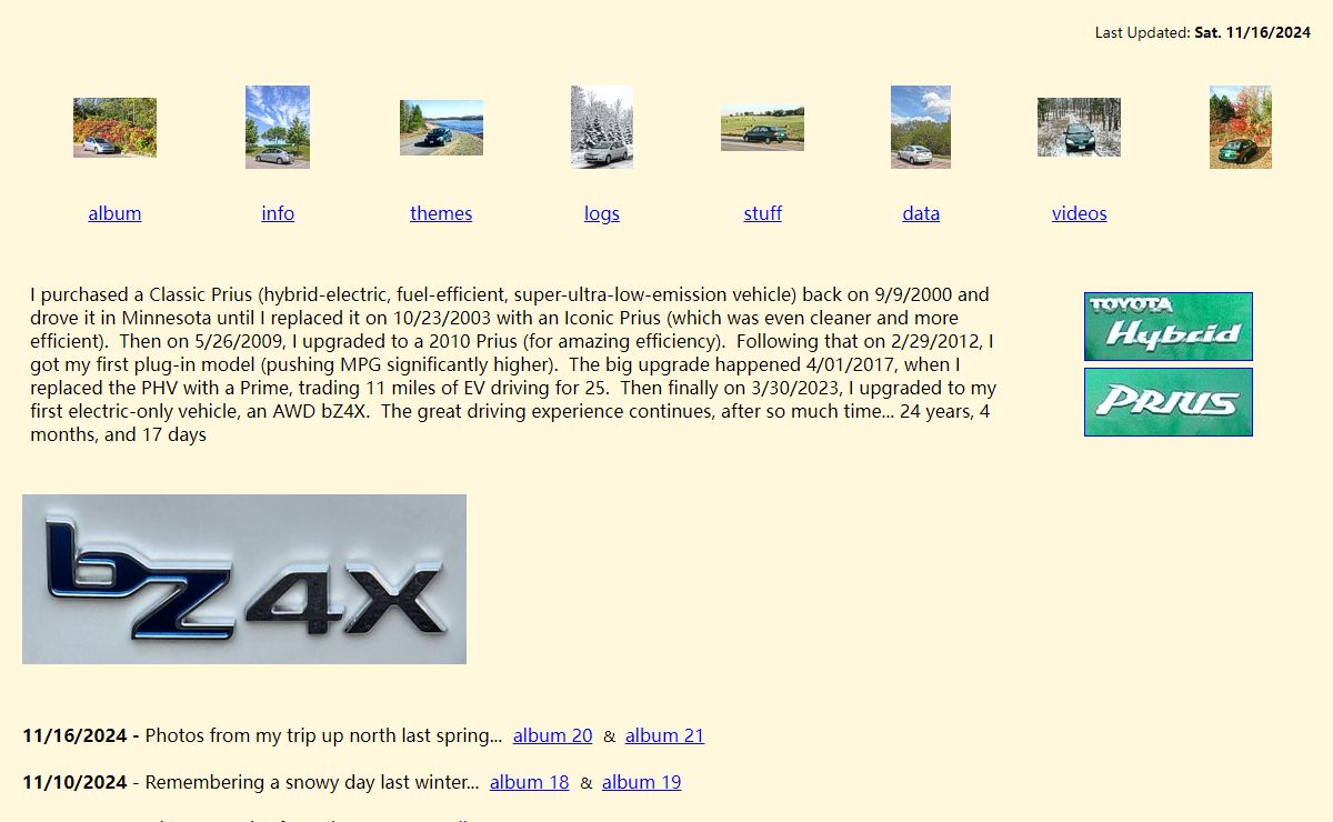 John's Stuff - Home Page (Toyota Prius and more)