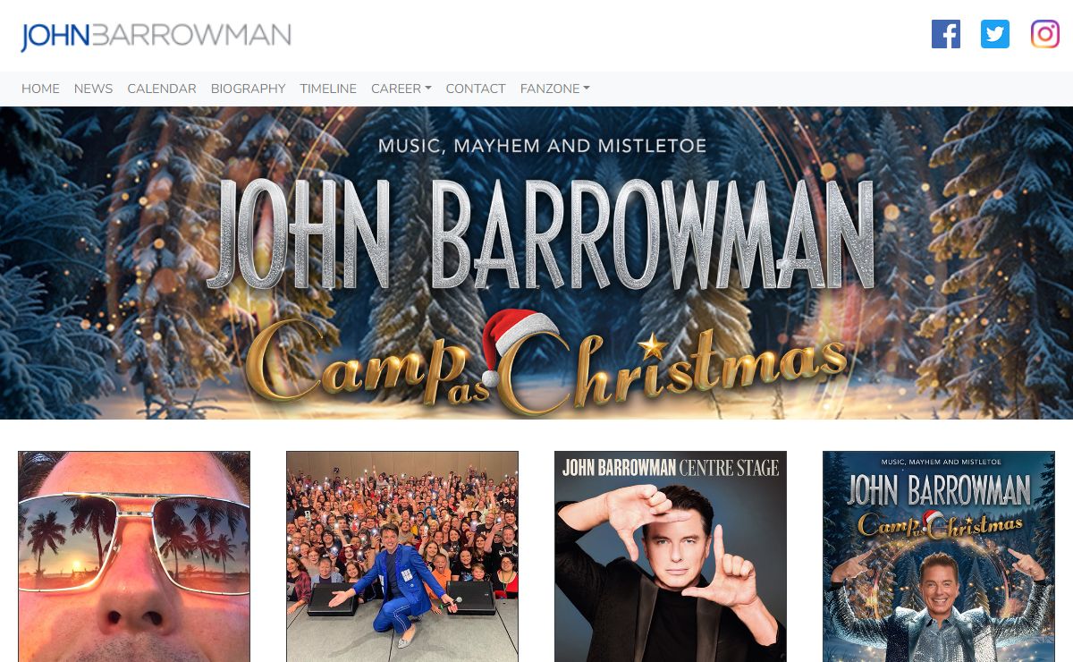 John Barrowman Official Website