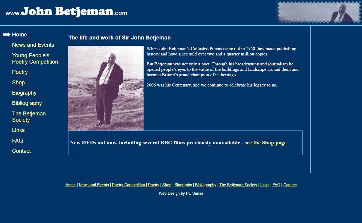 John Betjeman.com