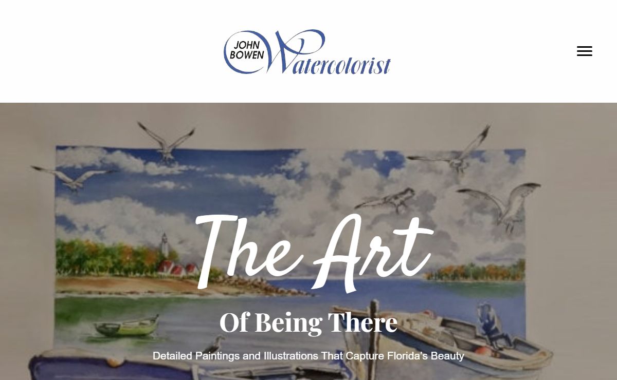 The Art Of Being There - John Bowen Water Colorist