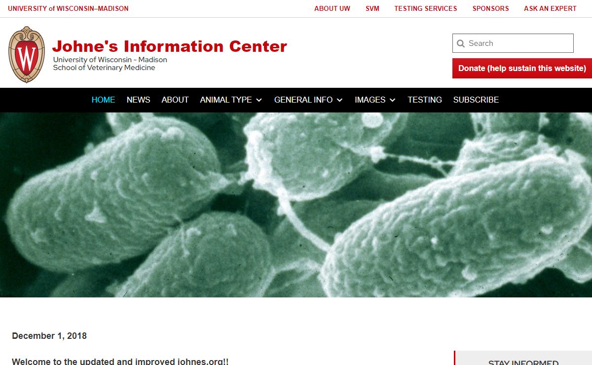 Johne's Information Center – University of Wisconsin – Madison – UW–Madison